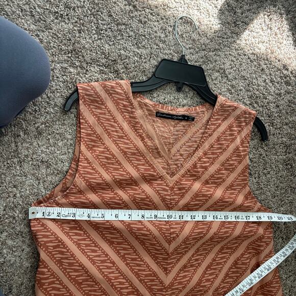 Gudrun Sjöden Lightweight Sleeveless Organic Cotton Tank Blouse Top M Boho Artsy - Picture 8 of 10